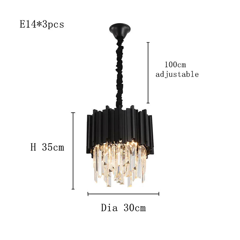 Chandelier en cristal Edward