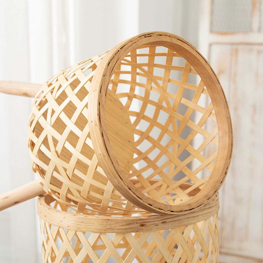 Handmade Bamboo Woven Flower Pot