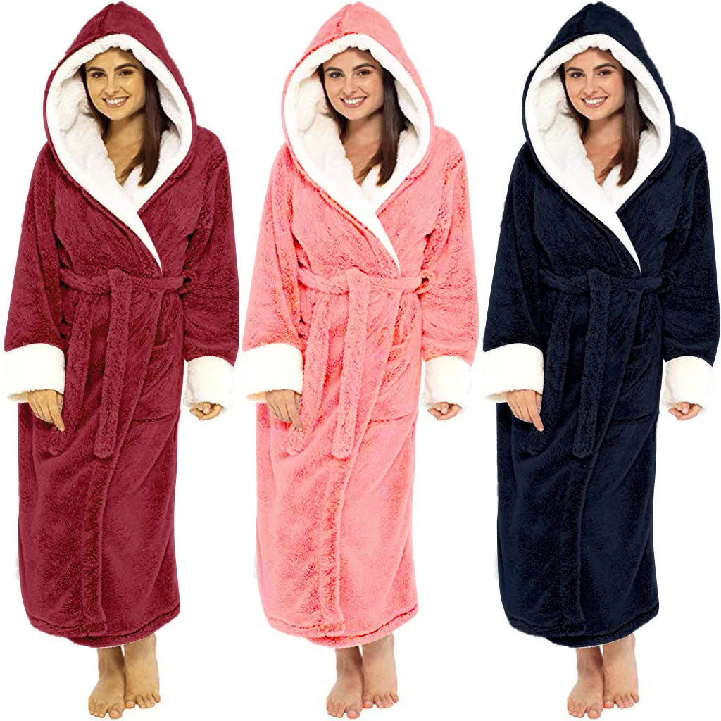 VelvetWrap – Long Plush Bathrobe