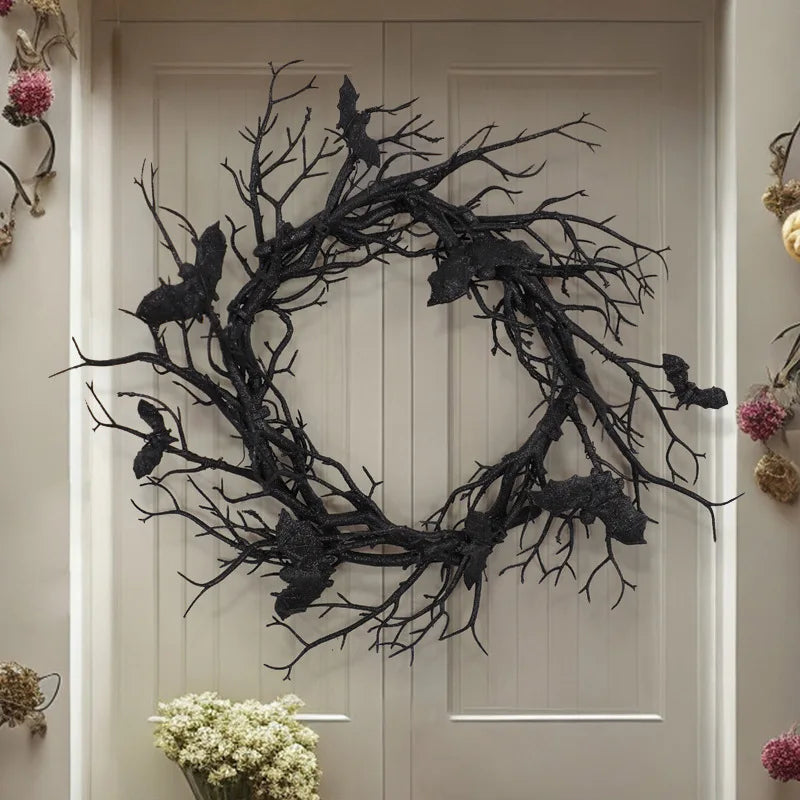 Halloween Haunted Twilight Wreath