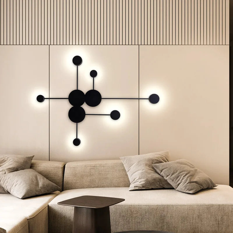 Nástěnná socha lampa Orion Luxe