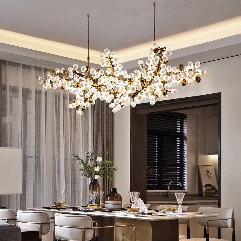 Golden Grape Vine Chandelier