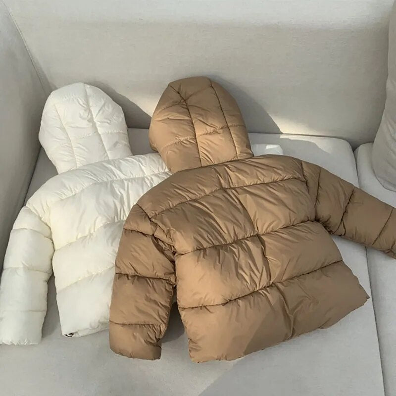 Casaco de Inverno Puffer Infantil Almofadado e Grosso