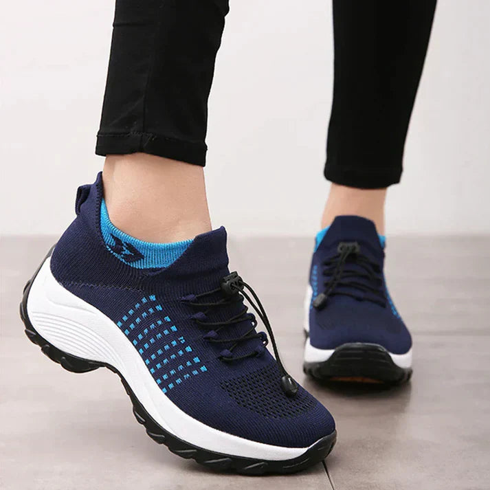 Orthopedic sneakers/shoes with elastic support