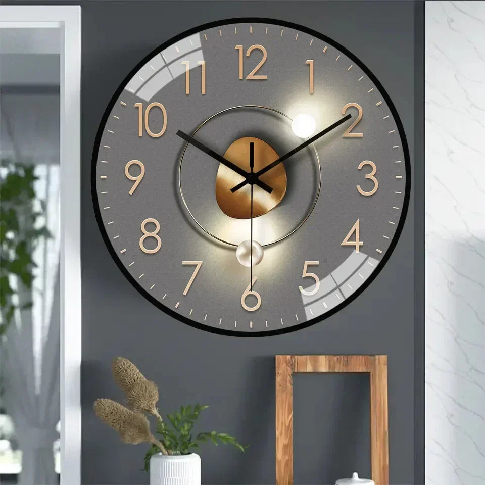 SilentTime – Orologio da parete digitale in stile classico