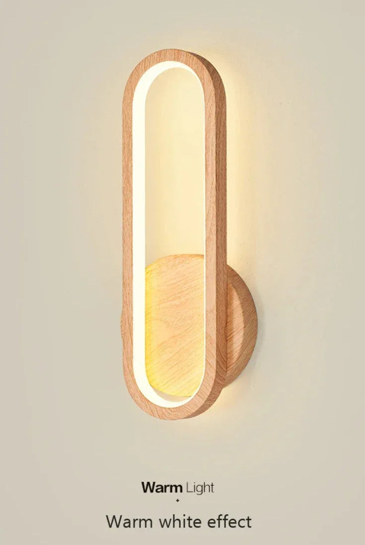 Rosie Wooden Wall Lamp