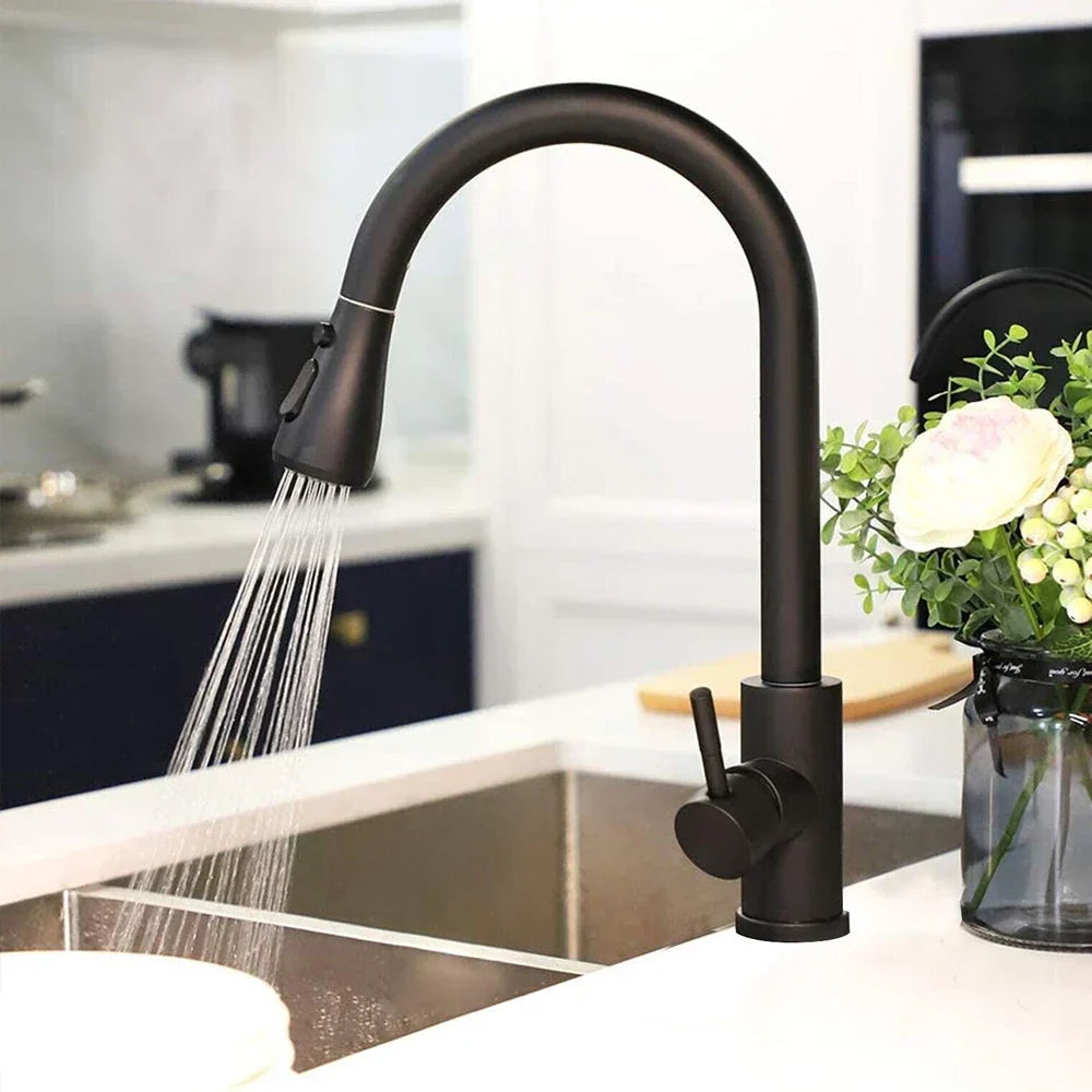 BlackStream – Retractable Kitchen Mixer Tap Faucet