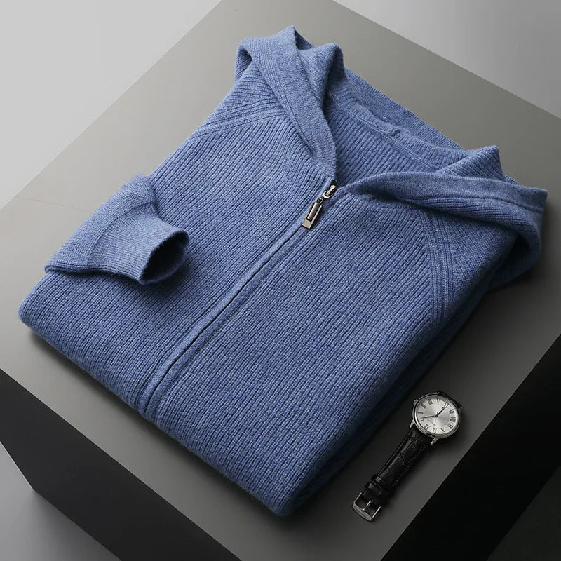 Royal Cashmere Merino Ull Zip-Up