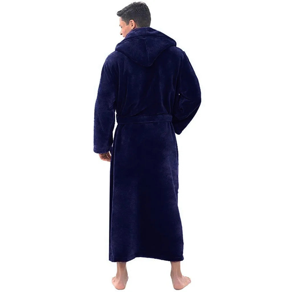 HoodedChill – Robe de Banho Confortável para Homens