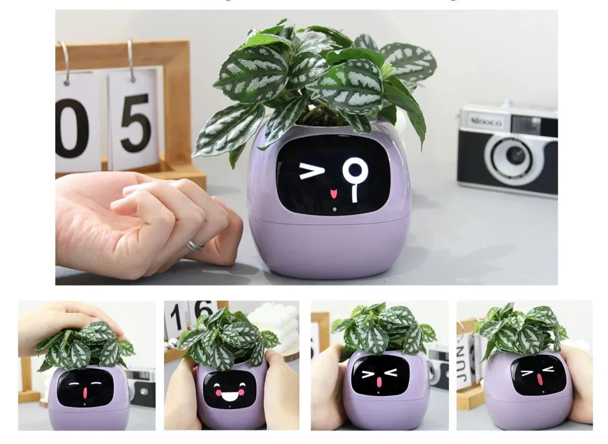 Ivy's Smart Planter: 49 Expressions & AI Sensors for Plant Care