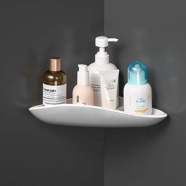 No-Drill Sleek Shower Shelf for Shampoo & Cosmetics