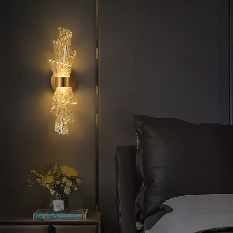 Nordic Spiral - Lumină de perete LED cu design scandinav