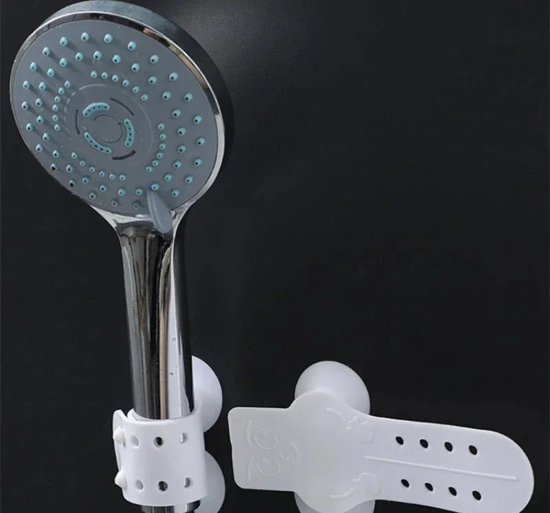 Sara Adjustable Suction Cup Shower Head Holder – Punch-Free, Multi-Angle Rotating Shower Bracket