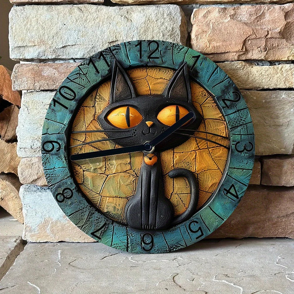 CatWhisper – Orologio da parete silenzioso in alluminio