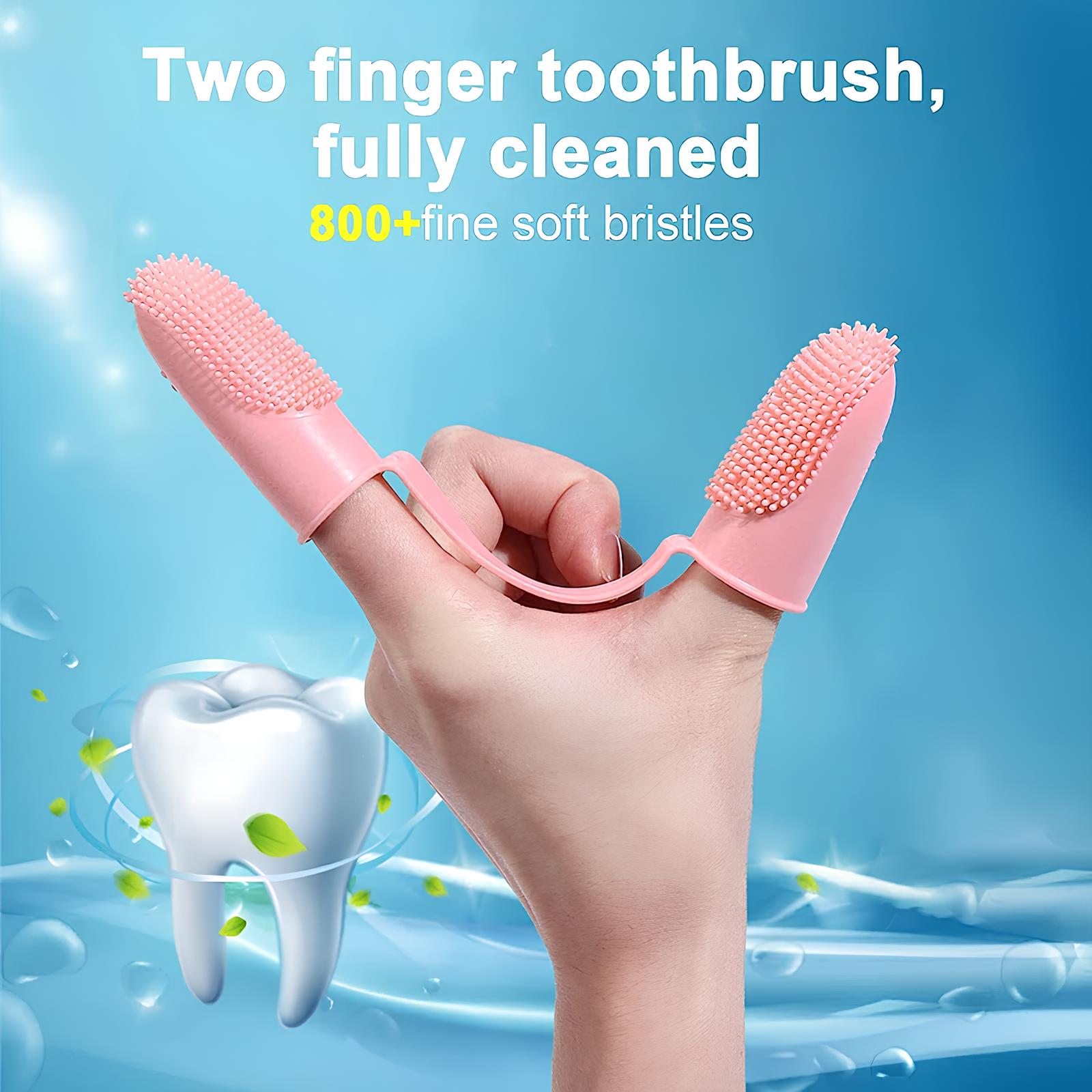 Dog Silicone Finger Toothbrush