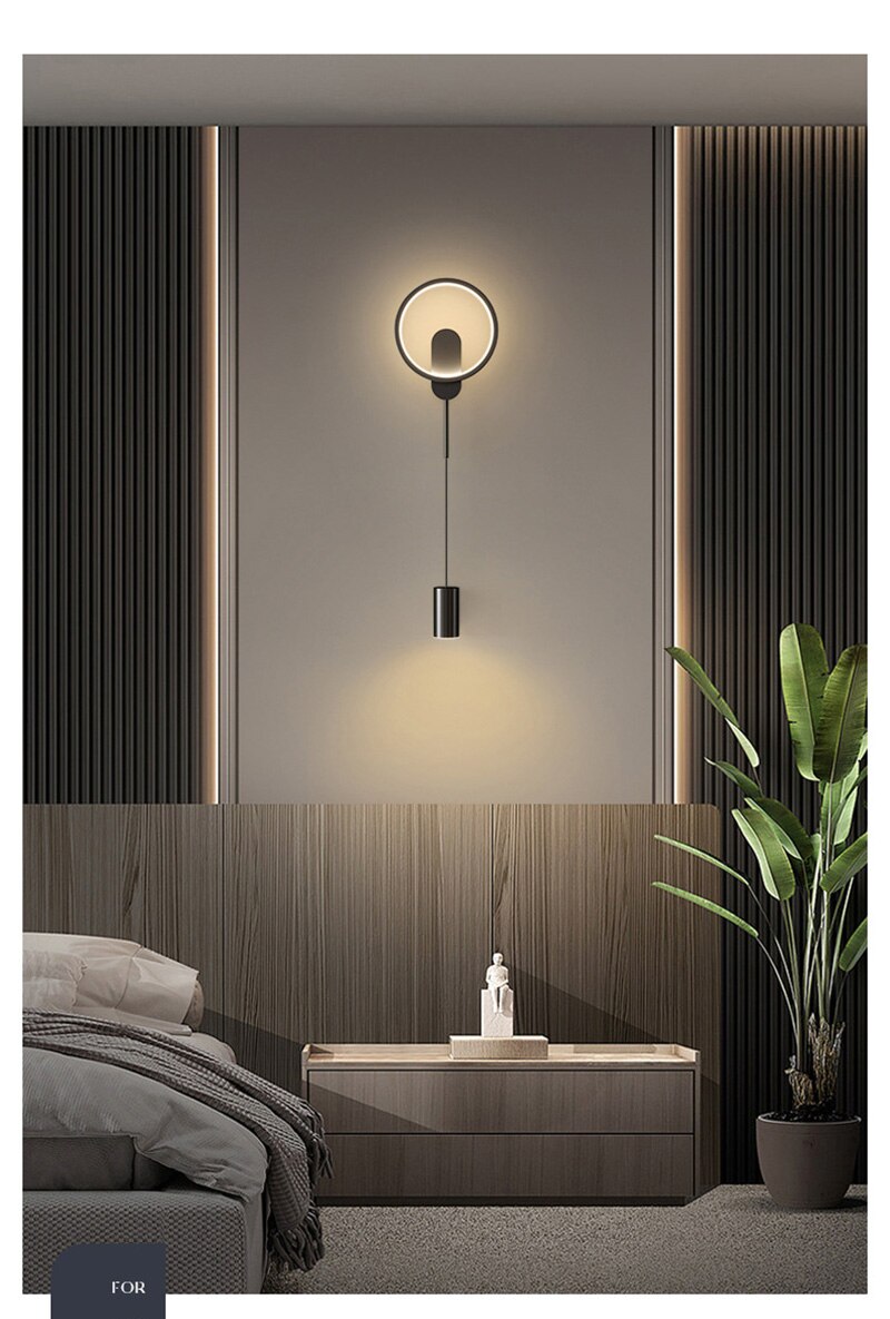 BAN Branwen Modern LED Nordic Gold Wall Light 24W