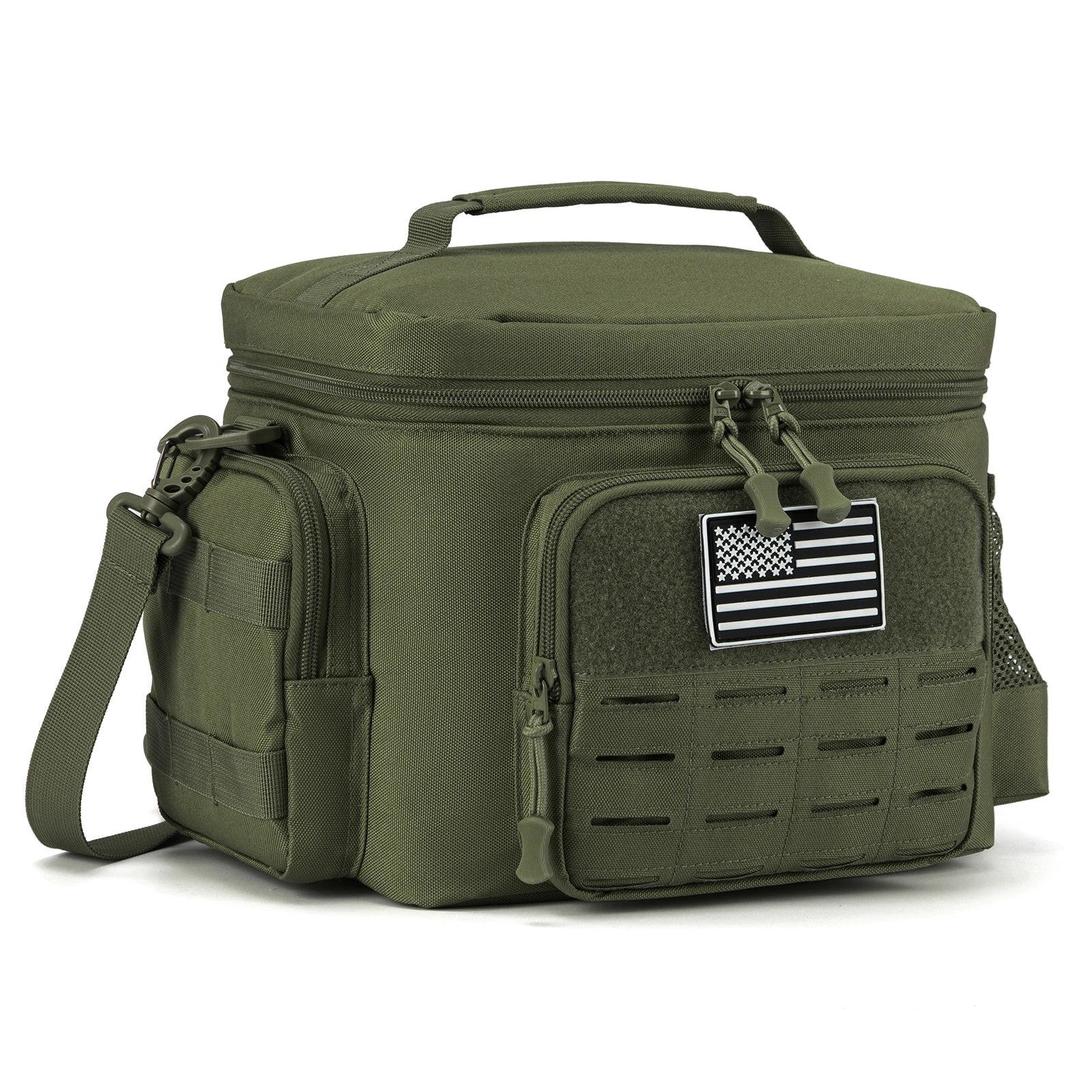 Tactical Lunch Box for Men - Heavy Duty lekkasjesikker kjølebag for arbeid og utendørs eventyr