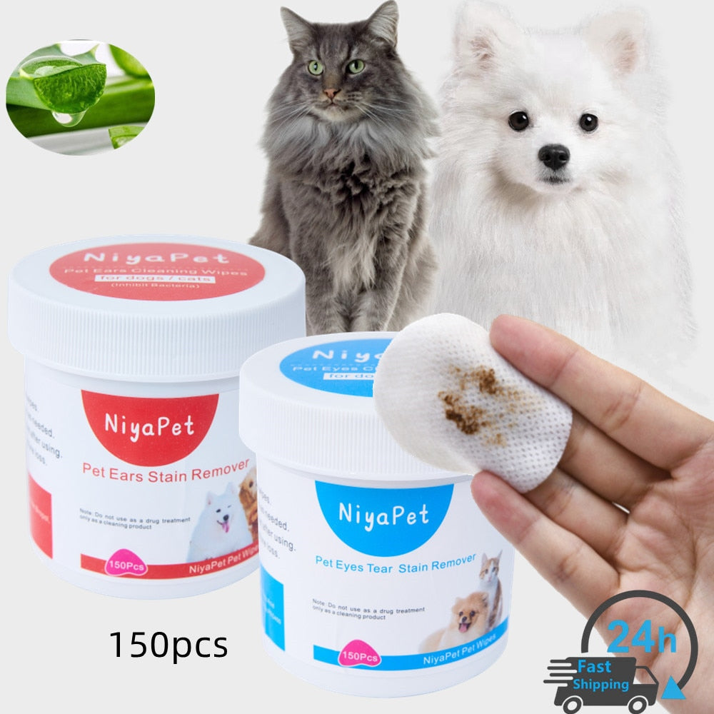 Pet Cleaning Wipes | Eyes | Hair | Ears