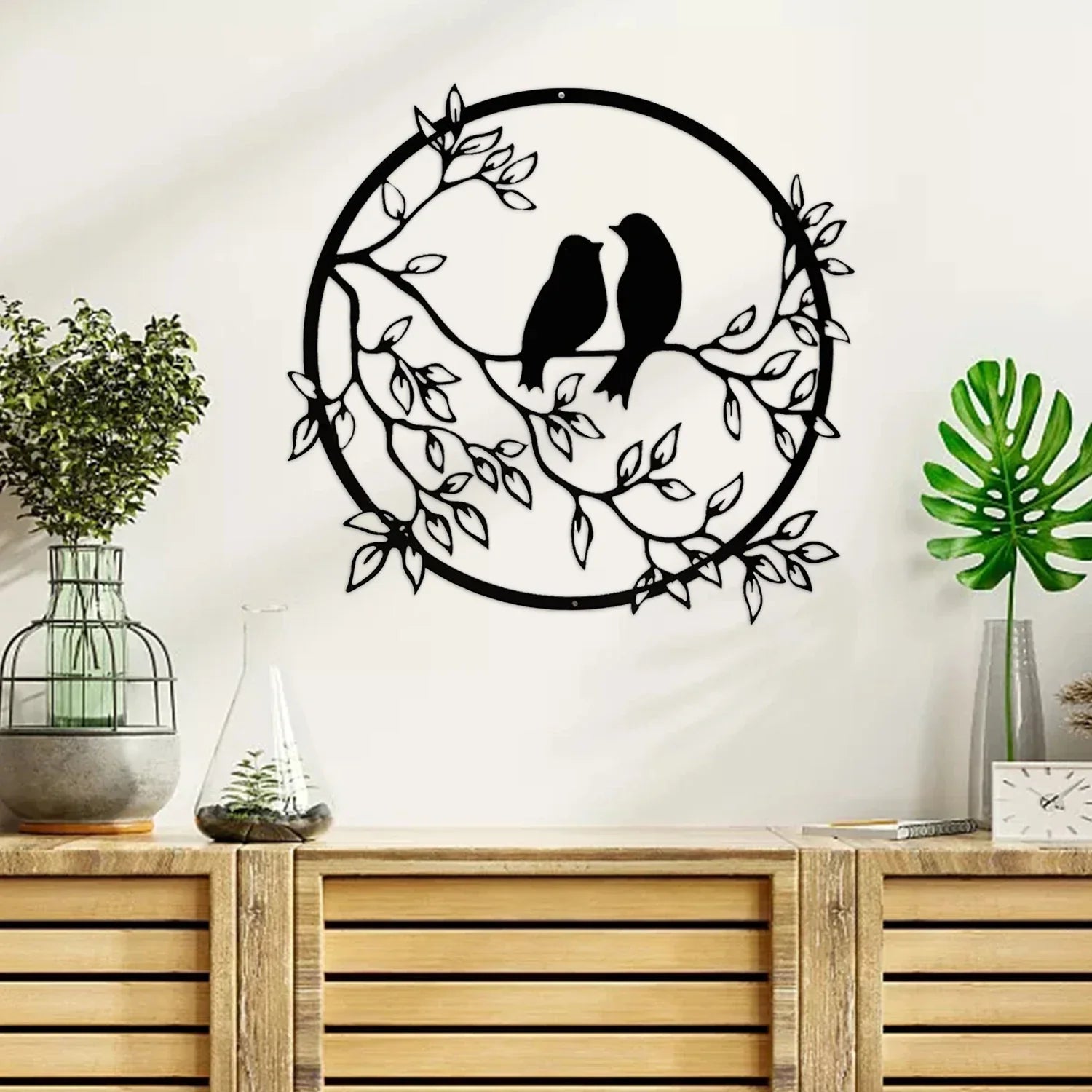 Birds On Branch Wall Art