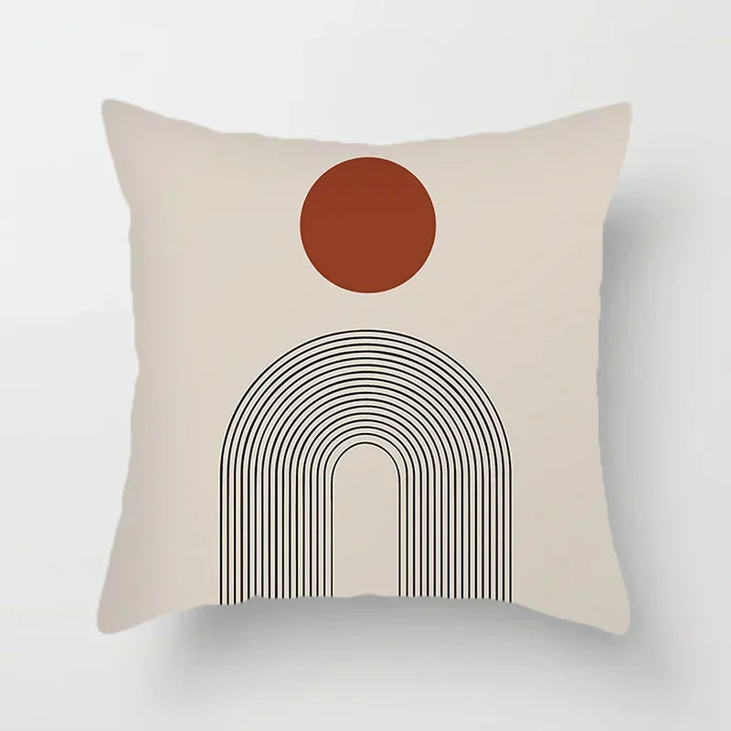 LineArt - Decorative Cushion Cover with Abstract Pattern