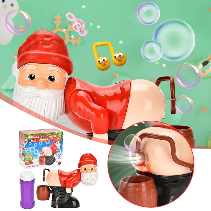 Soplador de burbujas de Papá Noel