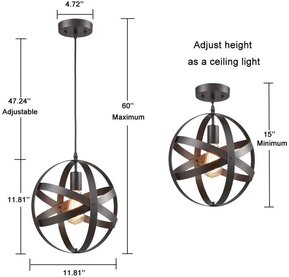 Il Lampadario in Ferro Nordico per Fattoria