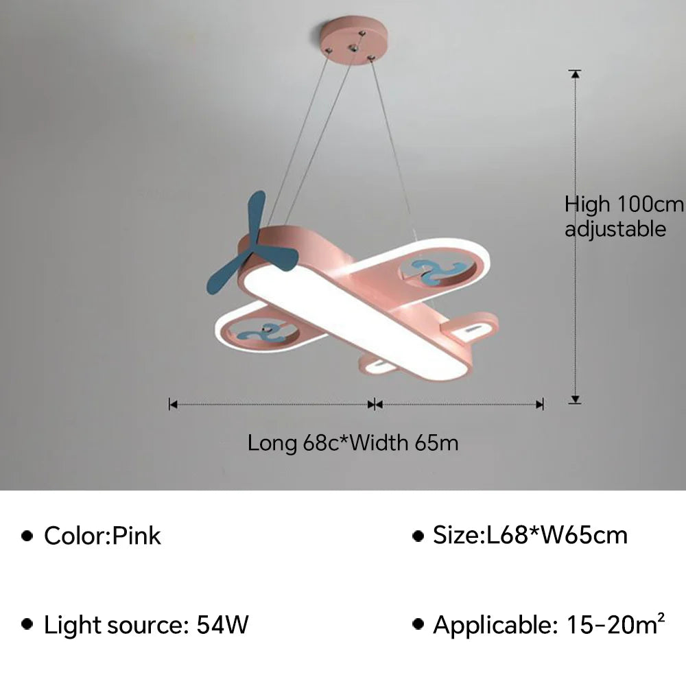 Flygplans LED-krona