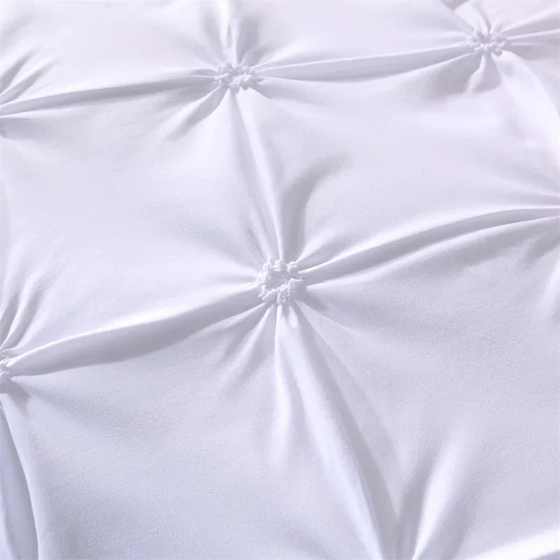 Gyémánt Pintuck Duvet Cover 3 Részes Ágynemű Szett