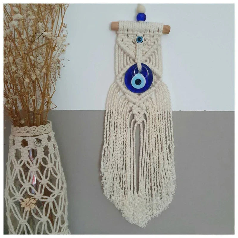 Handmade Evil Eye Wall Hanging