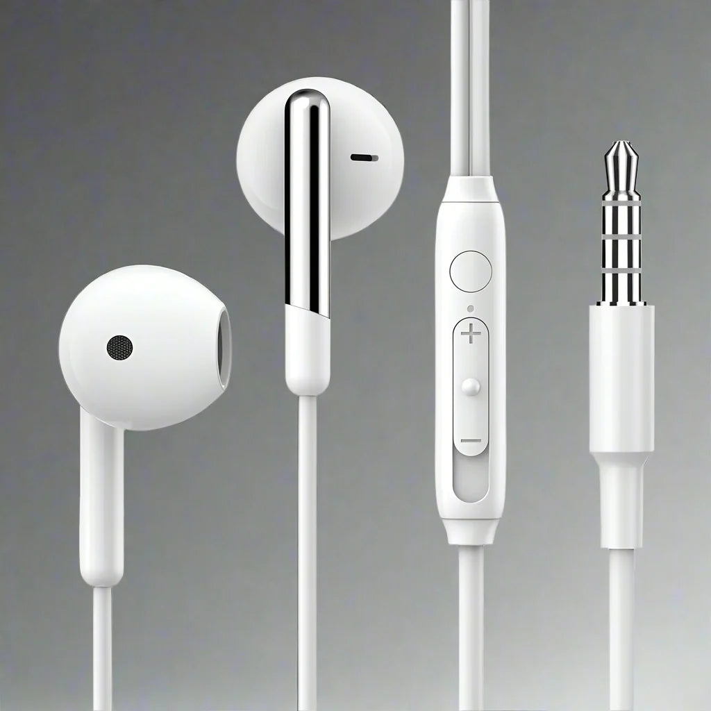 Fones de Ouvido In-Ear com Fio EchoPro com Microfone e Cancelamento de Ruído