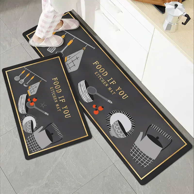 Alfombra de Cocina Nordic Home Sara – Moderna, Antideslizante y a Prueba de Agua