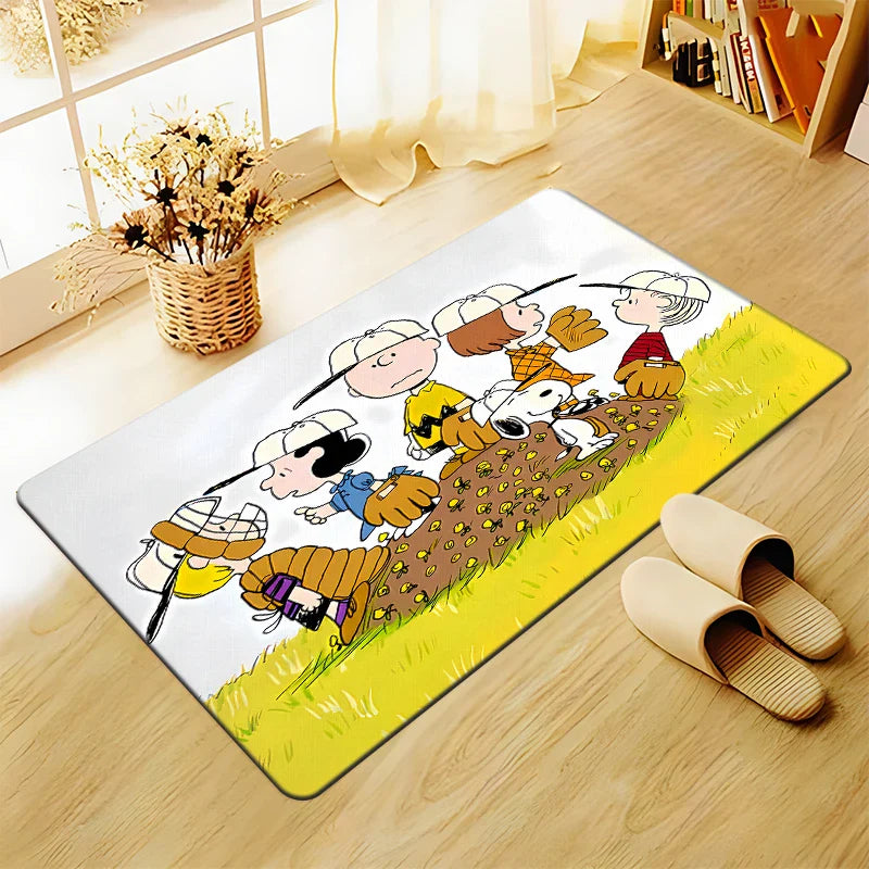 Alfombra Grande Impresa de Winnie HD Cartoon – Decoración para el Hogar y Exterior