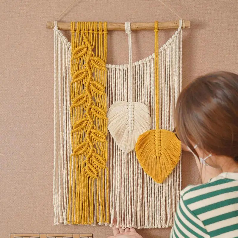 Macramé Geweven Wanddecoratie