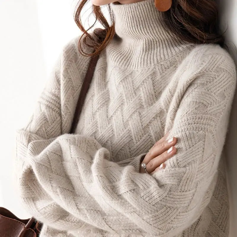 Camila Cashmere Turtleneck Sweater