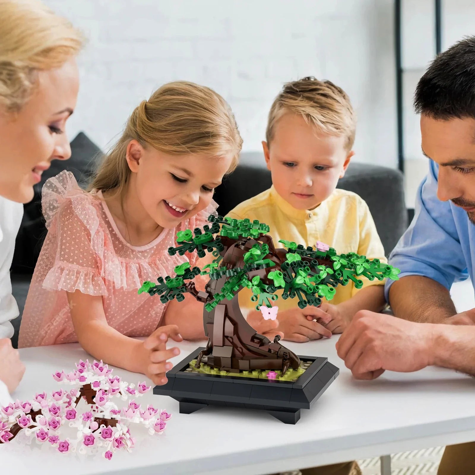 Sara Four Seasons Bonsai Bouwstenen - Lente, Zomer, Herfst, Winter Model