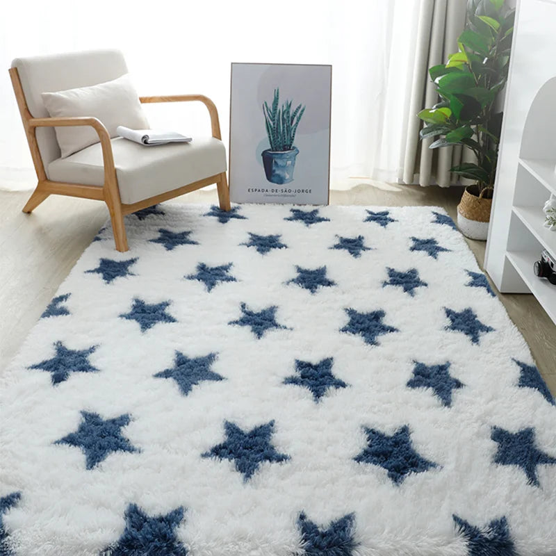 Sara Plush Nordic Lounge Rug para Sala de Estar y Dormitorio - Suave, Acogedor y Decoración Moderna para el Hogar