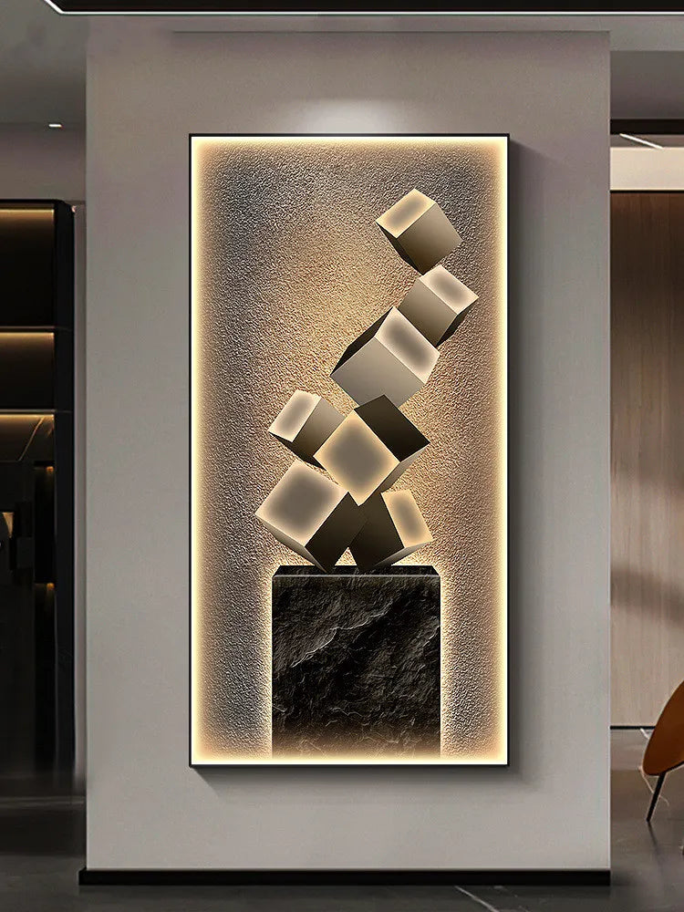 Modern Artistic Wall Light – Adjustable LED Design for Home Decor & Artwork Illumination