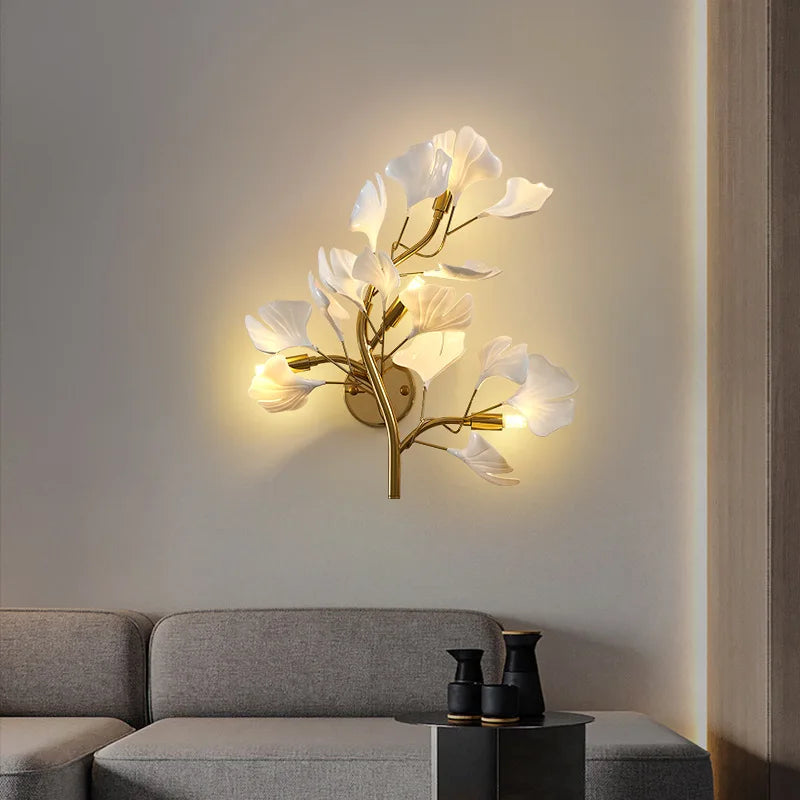 Jasmine Leaf Wall Lamp