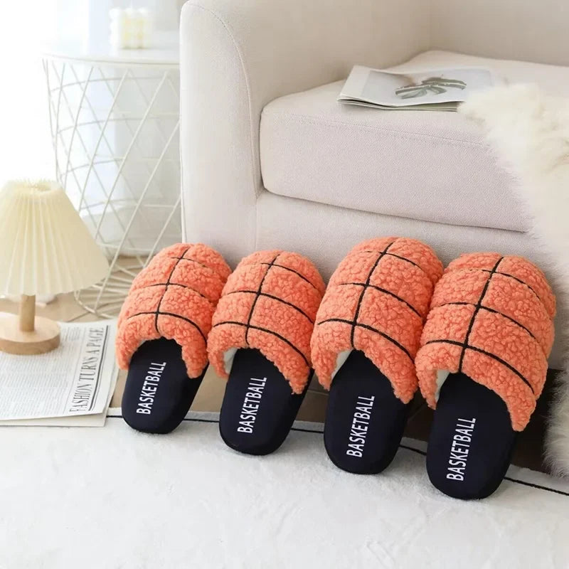 Pantuflas Alphi Cozy Ball - Zapatos de invierno de felpa suave para interiores