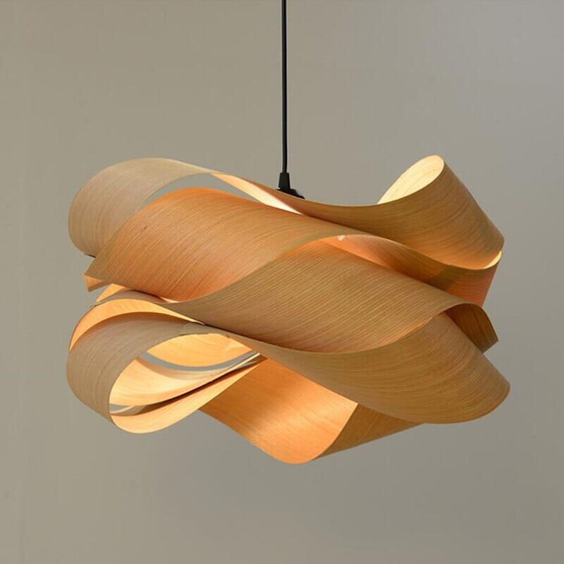 Houten Huid Hanglampen