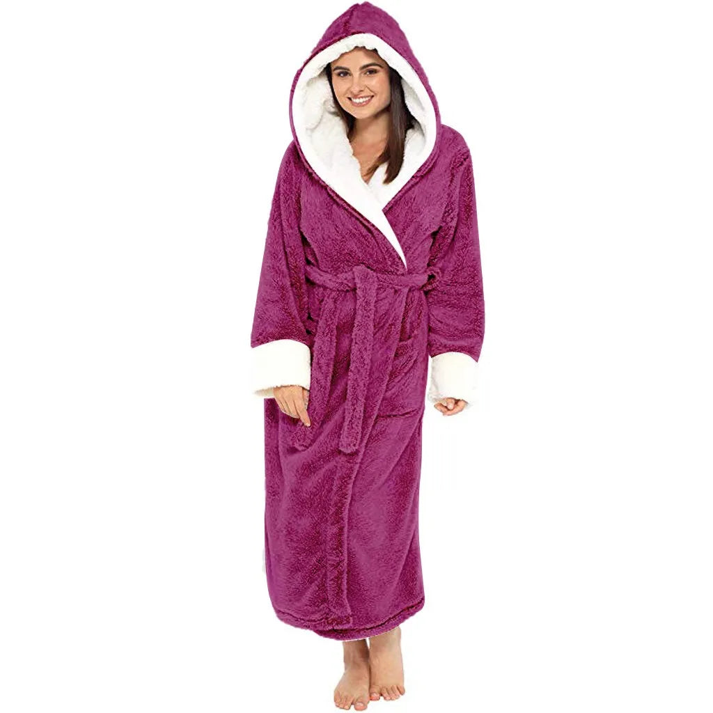 VelvetWrap – Long Plush Bathrobe