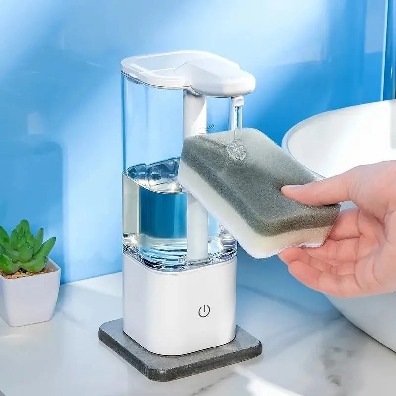 Distributeur de savon automatique intelligent - Capteur sans contact pour la cuisine, la salle de bain et l'utilisation domestique