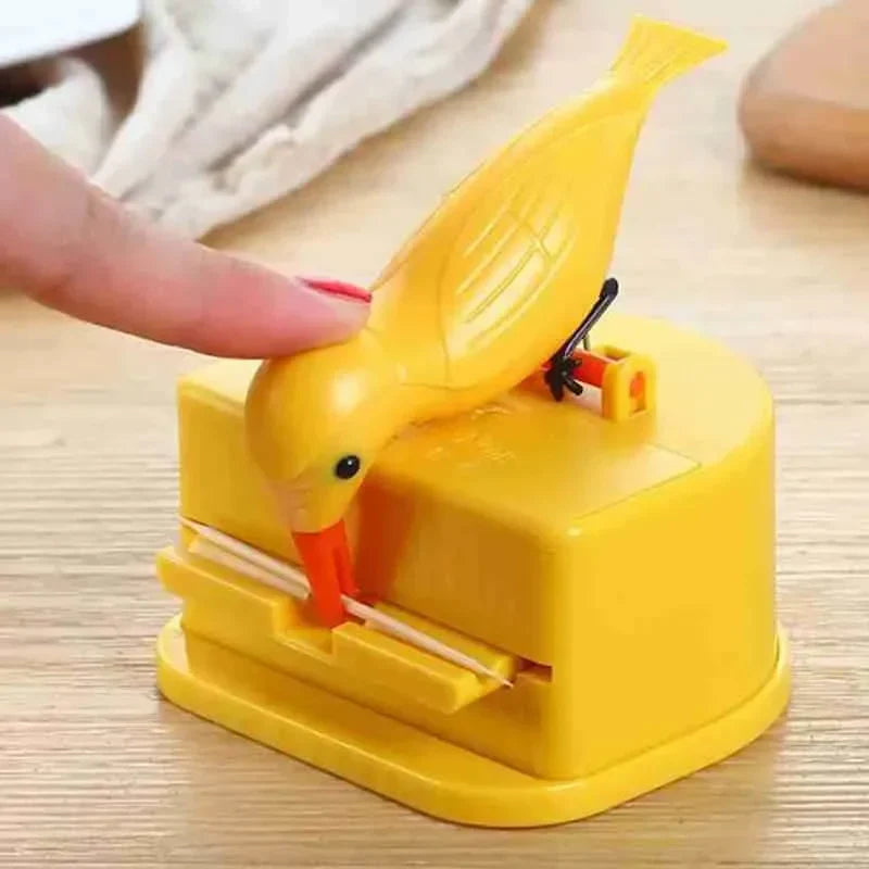 BirdieDispenser - Dispensador automático de palillos de dientes con forma de pájaro