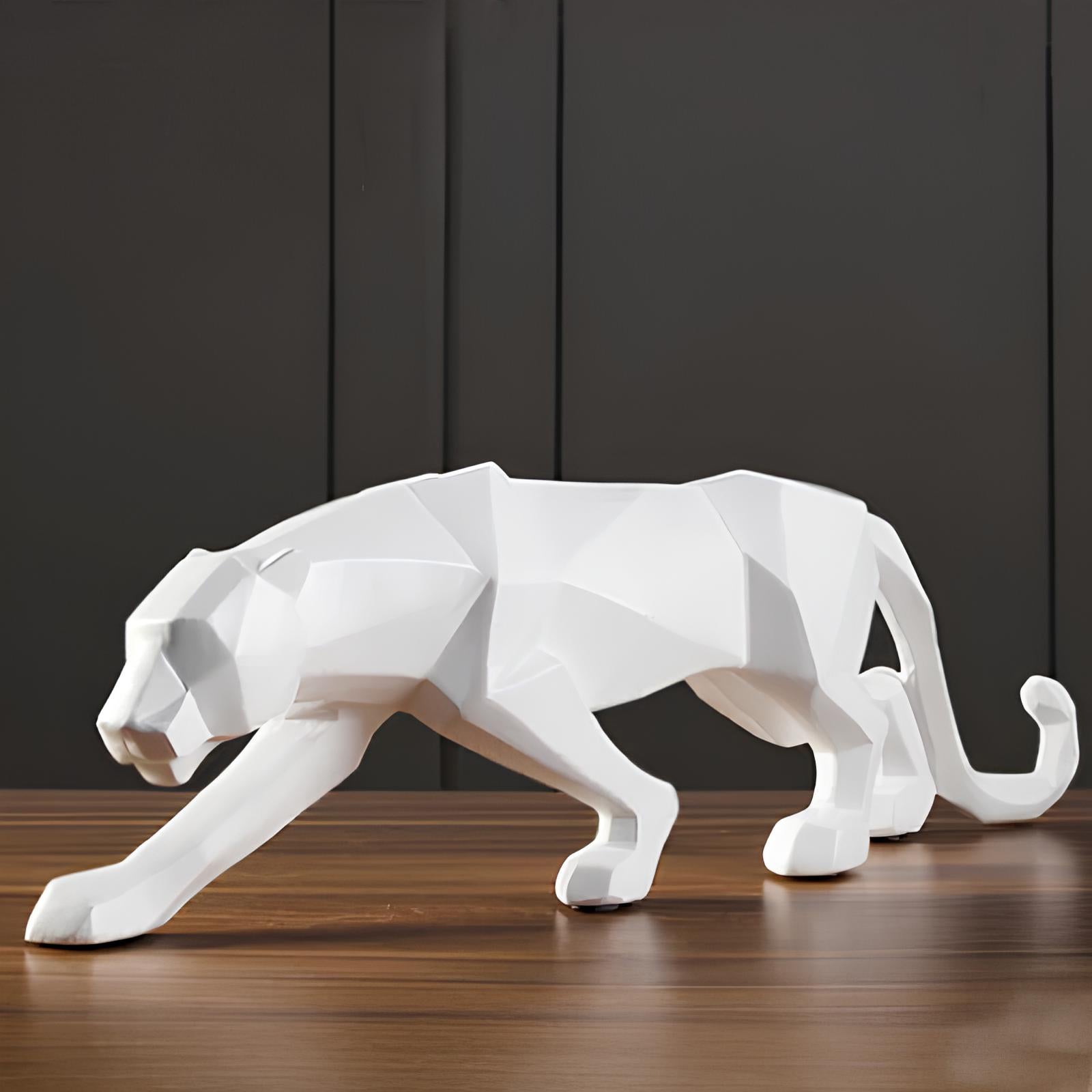 Panther Resin Sculpture Abstract Figurine