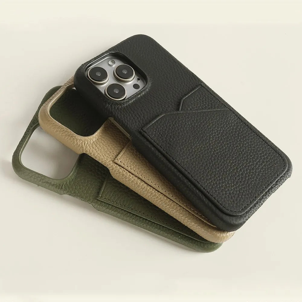 SlimLine Genuine Leather Phone Cover