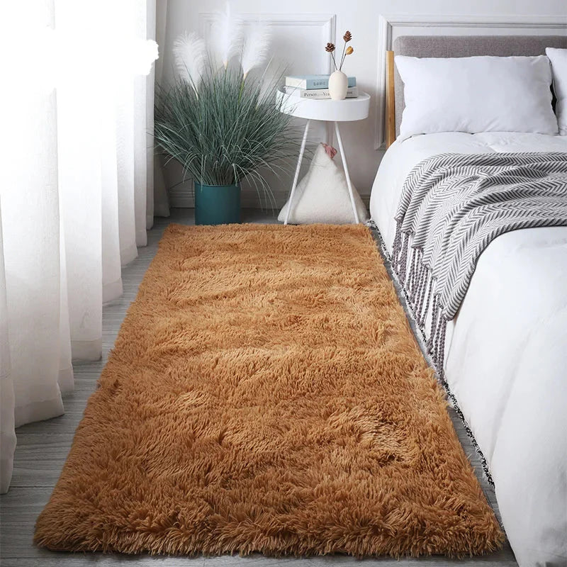 Sara Soft Shaggy Rug for Bedroom - Nordic Style Plush Carpet for Kids Room