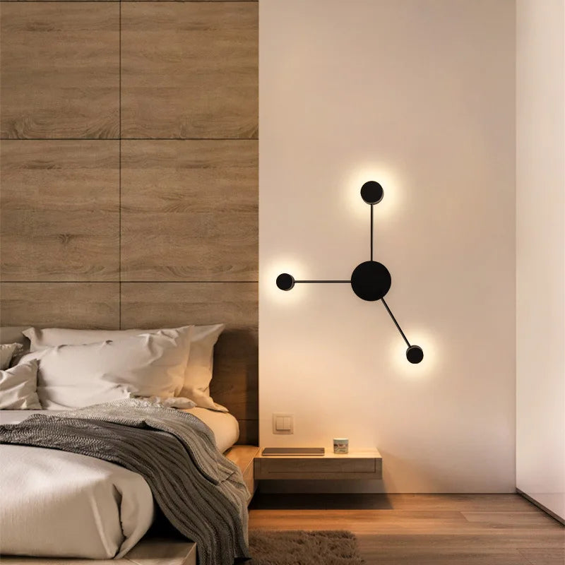 Nástěnná socha lampa Orion Luxe