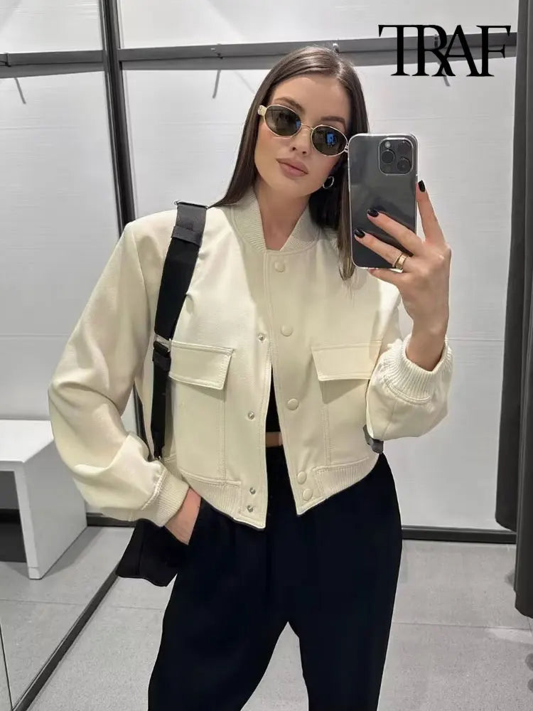 Tiffany: Bomber Jacket - Vintage pitkähihainen