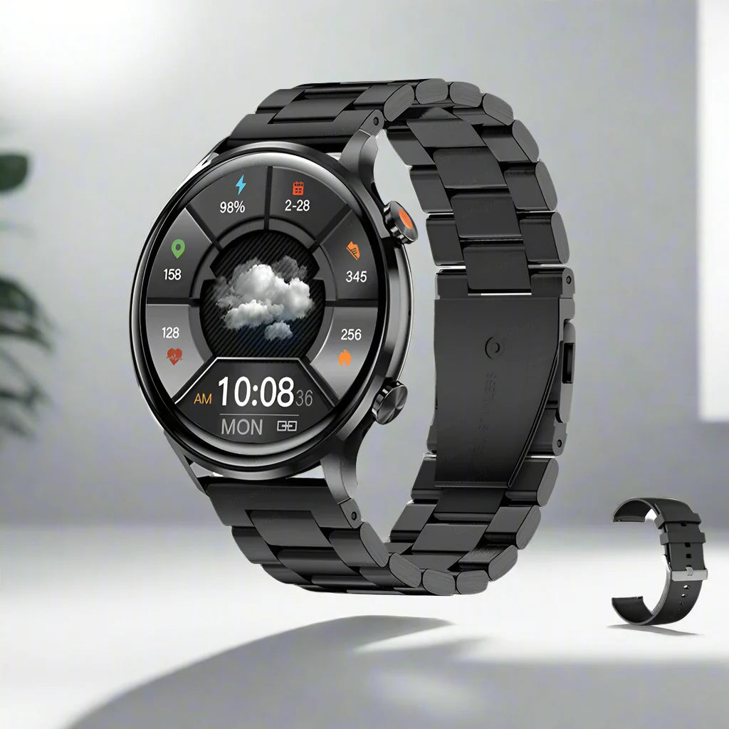 Montre intelligente Lynx AMOLED – Écran HD, Appel Bluetooth, Suivi de fitness, Étanchéité IP68