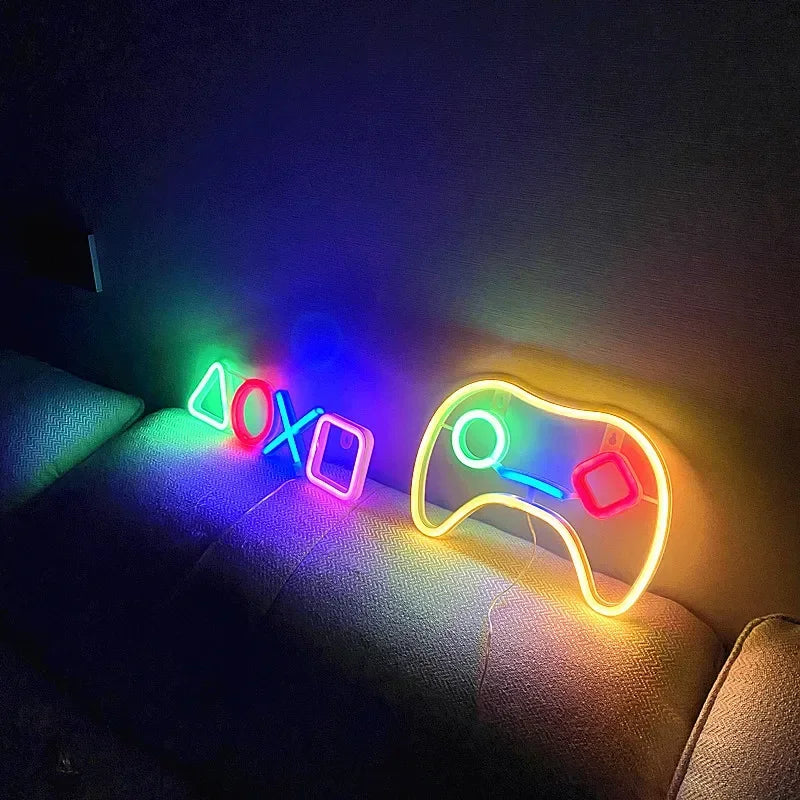 USB LED Neon Fény Játékteremhez